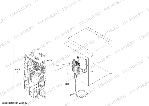 Схема №4 HB676GBS1M с изображением Инструкция по эксплуатации для плиты (духовки) Siemens 18022070