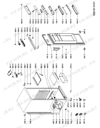 Схема №1 KRA 3801 с изображением Панель управления для холодильника Whirlpool 480131100402