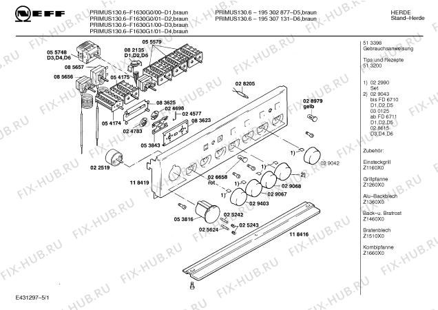 Схема №1 195302877 PRIMUS 130.6 с изображением Панель для электропечи Bosch 00118418
