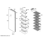Схема №3 GSD32A70BR с изображением Дверь для холодильника Bosch 00247639