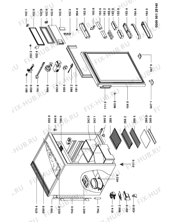 Схема №1 KVA 165 OPTIMA с изображением Обшивка для холодильной камеры Whirlpool 481246088255