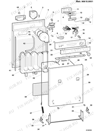 Схема №1 LSV68DIX (F022558) с изображением Инструкция по эксплуатации для посудомоечной машины Indesit C00074926