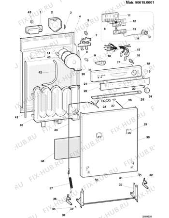 Схема №1 LSV68AIX (F016933) с изображением Всякое для посудомоечной машины Indesit C00174446