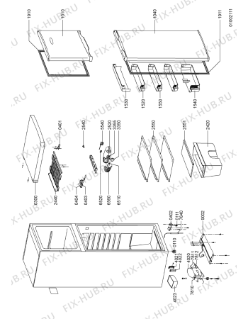 Схема №1 DP 168 BL с изображением Дверь для холодильной камеры Whirlpool 482000003631