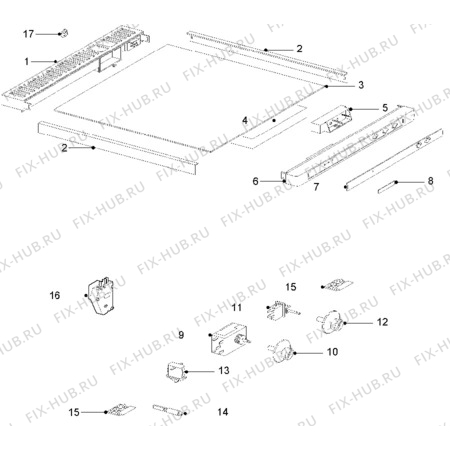 Взрыв-схема холодильника Zanussi ZFK40/36RF - Схема узла Electrical equipment 268