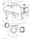 Схема №1 WAK 6314 с изображением Обшивка для стиралки Whirlpool 481010618361