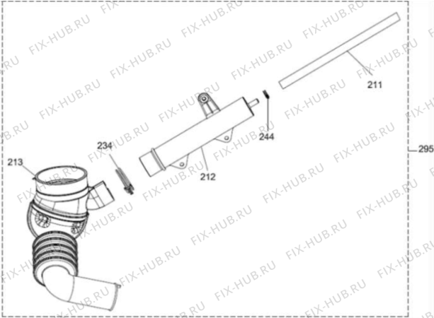 Взрыв-схема стиральной машины Gorenje WD73121 (731191, NA1260CD4) - Схема узла 04