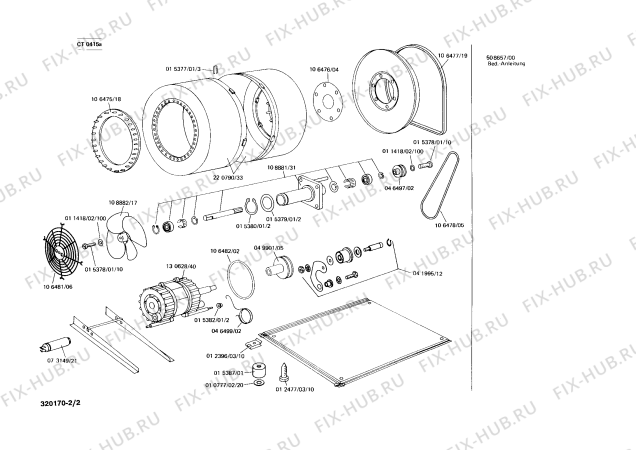 Схема №1 CT41900011, CT419 с изображением Шарнир для сушильной машины Bosch 00018714