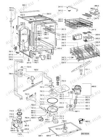 Схема №2 ADG 8683 WH с изображением Обшивка для посудомоечной машины Whirlpool 480140102768