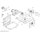 Схема №1 B4542N0 с изображением Дисплейный модуль для плиты (духовки) Bosch 00664625