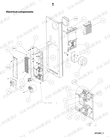 Схема №4 AFO 385 с изображением Запчасть для составляющей Whirlpool 483286011791