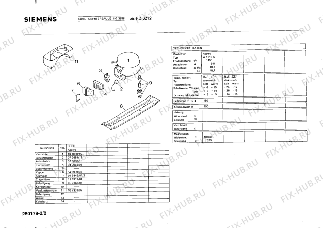 Взрыв-схема холодильника Siemens KG3858 - Схема узла 02