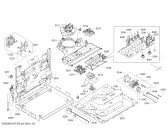 Схема №1 HBG78B960 Bosch с изображением Крышка для плиты (духовки) Siemens 00684098