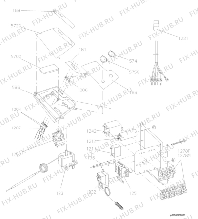 Взрыв-схема кондиционера Electrolux EBM1500QC - Схема узла Section 3