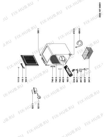 Схема №1 PCF100/1 с изображением Дверь для холодильной камеры Whirlpool 481010686909