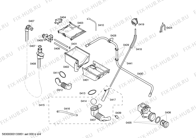 Схема №1 WAE24271AU с изображением Панель управления для стиральной машины Bosch 00670947