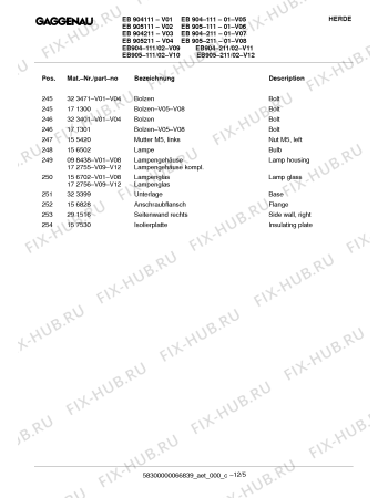 Схема №2 EB941110 с изображением Шарнир для электропечи Bosch 00323839