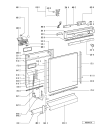 Схема №2 ADP 9699/1 WH с изображением Панель для электропосудомоечной машины Whirlpool 481245379785
