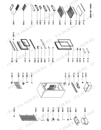 Схема №1 ART 906/G с изображением Декоративная панель для холодильника Whirlpool 481946078777