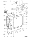 Схема №2 GSF 1546 WS с изображением Обшивка для посудомойки Whirlpool 481245372077