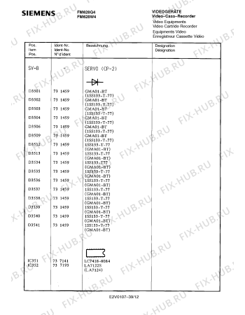 Схема №12 FM628Q4 с изображением Сервисная инструкция для жк-телевизора Siemens 00535344