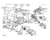 Схема №1 CG0141 CG0140 с изображением Уплотнитель для посудомойки Bosch 00045179