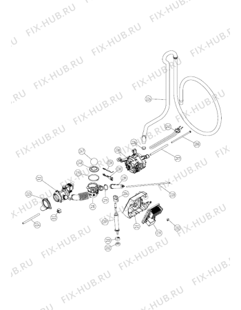 Взрыв-схема посудомоечной машины Whirlpool MAF9801AES (F092081) - Схема узла
