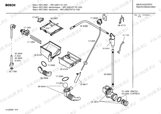 Схема №1 WFL2061FG Maxx WFL2061 electronic с изображением Панель управления для стиральной машины Bosch 00432009