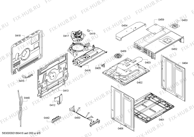 Взрыв-схема плиты (духовки) Bosch HBA63B152B H.BO.PY.L3D.IN.GLASS.B1c.X.E3_C/// - Схема узла 04