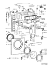 Схема №1 AWV 699 с изображением Обшивка для стиралки Whirlpool 481245212366
