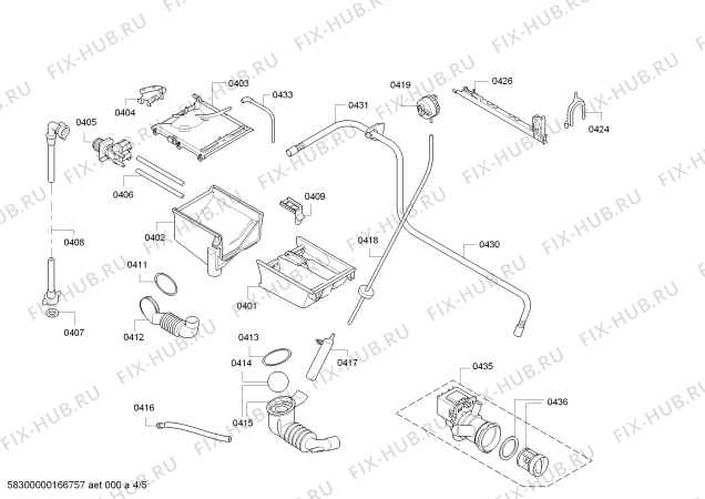 Схема №1 3TS875E TS875 с изображением Панель управления для стиралки Bosch 00797827