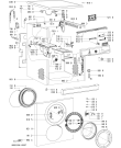 Схема №1 AWOD 5926 с изображением Блок управления для стиральной машины Whirlpool 480111100618