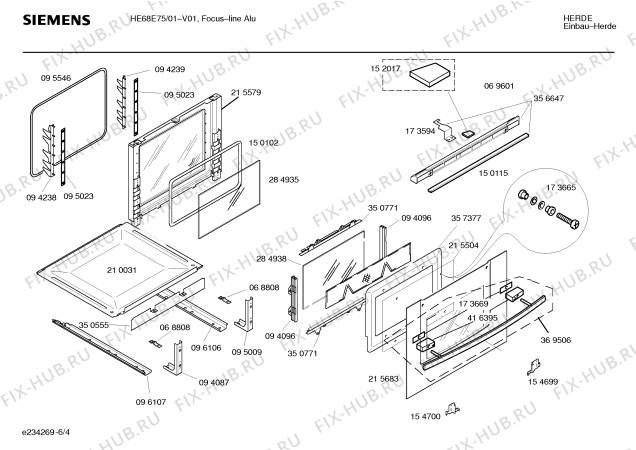 Схема №2 HBN4873 с изображением Крышка кнопки для электропечи Siemens 00182889