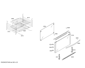 Схема №3 HSK14I19ED P2 MASTER COOK 76cm INOX с изображением Траверса для плиты (духовки) Bosch 00470958