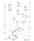 Схема №1 AKM 407 WH с изображением Затычка для плиты (духовки) Whirlpool 480121104199