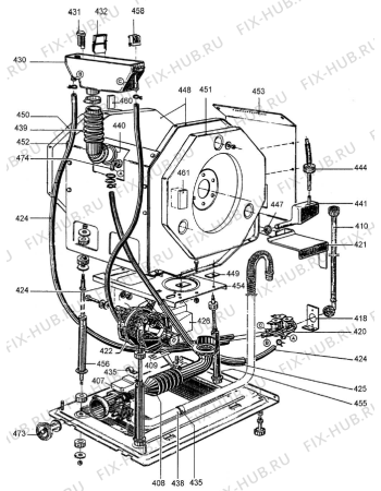 Взрыв-схема стиральной машины Gorenje Pesukarhu 1000 + D800A10A FI   -White 4_5 kg (900000905, D800A10A) - Схема узла 04