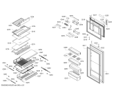 Схема №2 BD2556W3PN KDN с изображением Дверь морозильной камеры для холодильной камеры Bosch 00772676