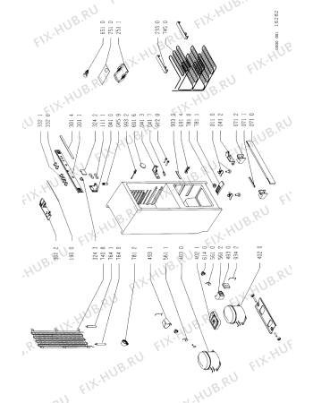 Схема №2 KGC 3552/0-T с изображением Вноска для холодильника Whirlpool 481946078352