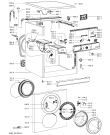 Схема №2 PWF 1505 с изображением Модуль (плата) для стиральной машины Whirlpool 480111104889