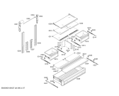 Схема №1 B36IT71NNP с изображением Крепеж для холодильной камеры Bosch 00663160