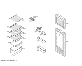 Схема №2 4FS614SLR с изображением Панель для холодильной камеры Bosch 00363306