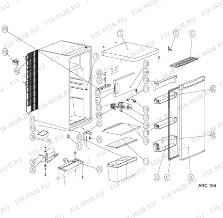 Схема №1 TT21AP (F091234) с изображением Микрореле для холодильной камеры Indesit C00334252