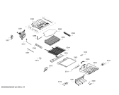 Схема №1 KGN76AW40B, Bosch с изображением Дверь для холодильной камеры Bosch 00716746