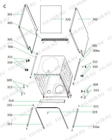 Схема №1 ADPF782IX (F091582) с изображением Детектор для посудомойки Indesit C00378300