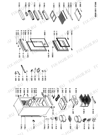 Схема №1 ART 876/G/CATS/1 с изображением Дверь для холодильника Whirlpool 481244228103