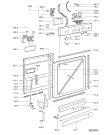 Схема №1 GSUK 4507/1 IN с изображением Панель для посудомойки Whirlpool 480140102202