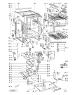 Схема №1 GU180ESJS с изображением Панель для электропосудомоечной машины Whirlpool 481245370858