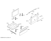 Схема №2 HL443530E с изображением Планка для духового шкафа Siemens 00476910