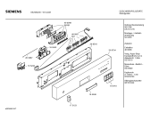 Схема №1 SE24631 Extraklasse с изображением Передняя панель для посудомоечной машины Siemens 00358754