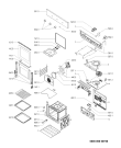 Схема №1 AKP 007/NB с изображением Панель для плиты (духовки) Whirlpool 481245240076